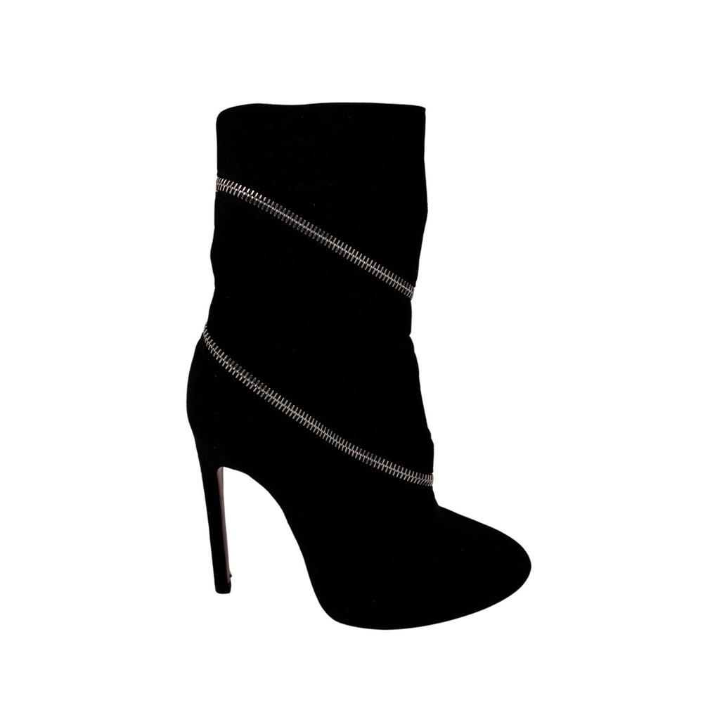 Alaia Suede Sock Bootie Zippered Boots Size 35 - Picture 2 of 8